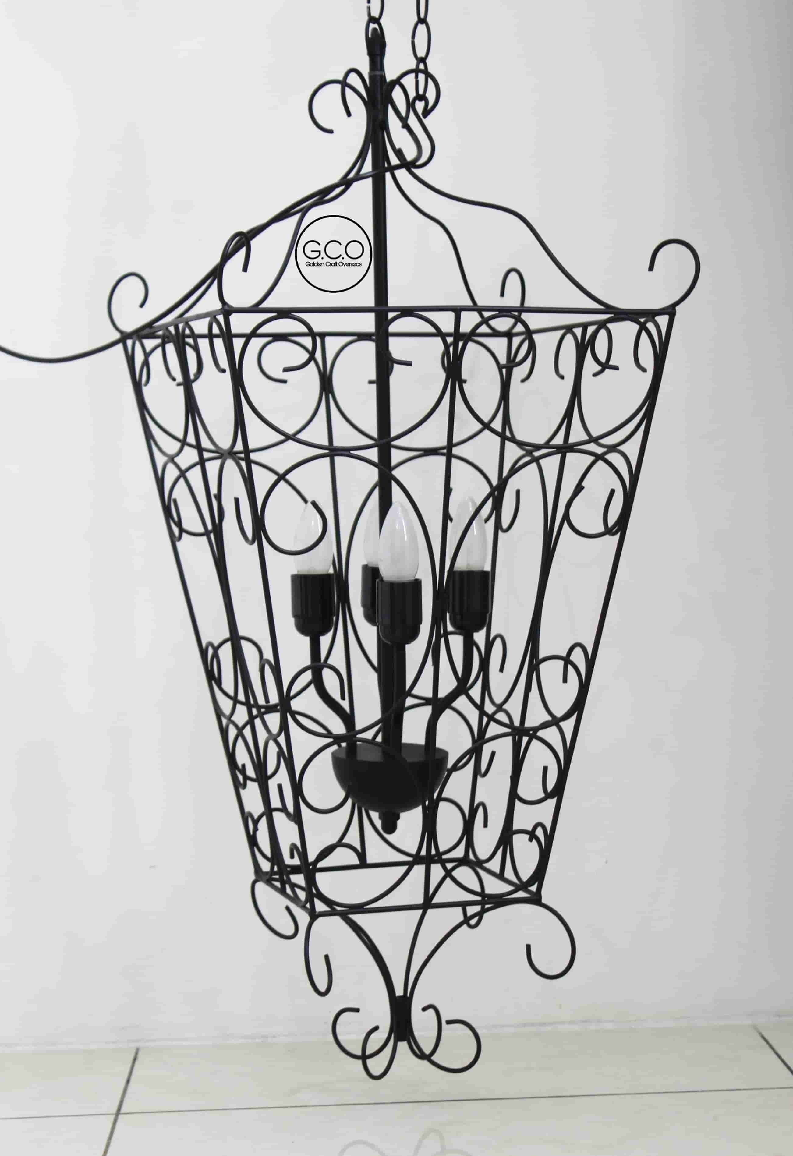 Traditional Looking Chandelier in matte black powder coated finish