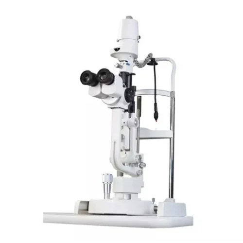 Metal Five Step Magnification Haag Straight Slit Lamp