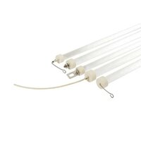 Infrared Tube Heaters - Color: White