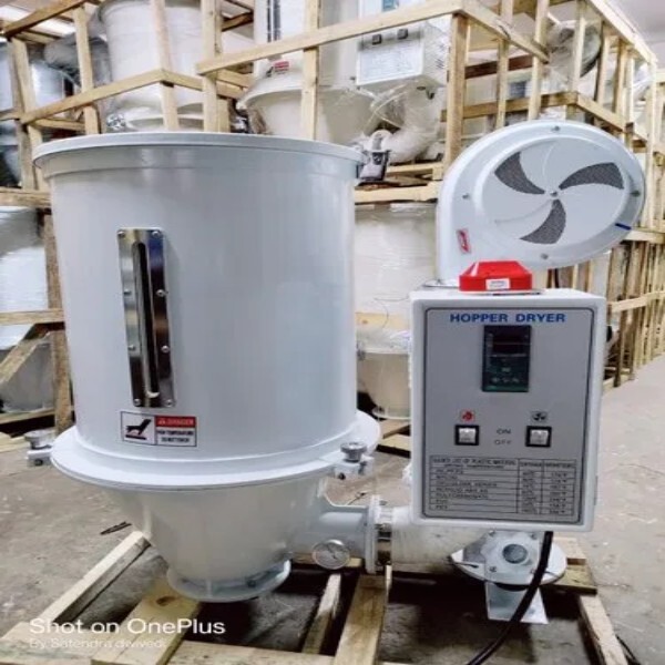 Industrial Hopper Loader - Color: White