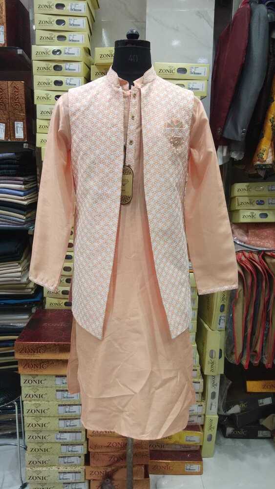 open kurta koti men