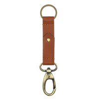 Oon Eco-friendly Felt Keychain - Felt Material, Brown Color, Plain Style | Handmade, Non-woven Texture, Stylish Keychain For Everyday Carry