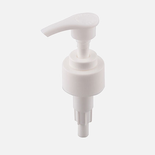 PP White Regular Lotion Pump With Screw Lock Closure