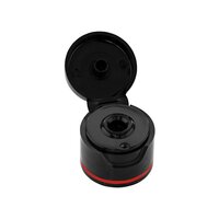 Pp On Off Center Hole Flip Top Cap - Color: White