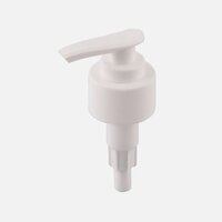 White Lotion Pump With Screw Lock Closure