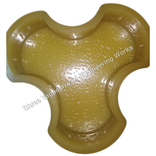 Yellow Paver Rubber Mould - Color: As Per Availability