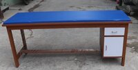 Examination couch  Attached foam