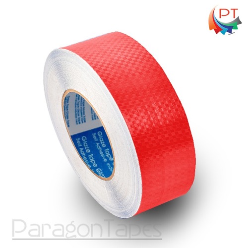 HDPE Fabric Tape - Woven HDPE Material, Red Color | High Adhesive and Tensile Power for Strong Sealing