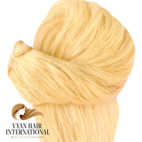 10a Grade Brazilian Human Hair Bundle Straight Virgin Blonde Color 613 Hair Extension