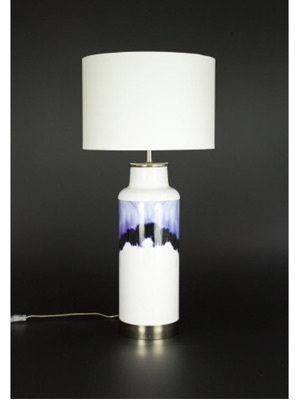 White Metal table lamp