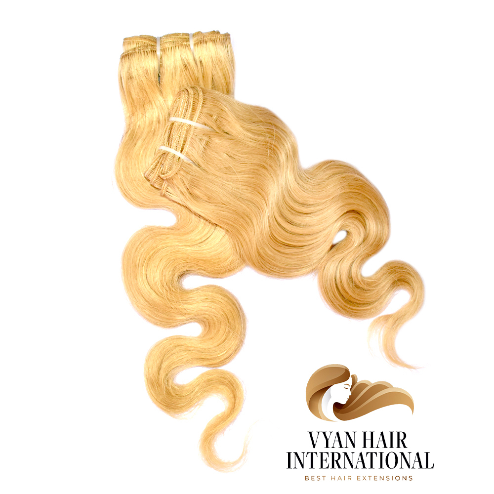 Russian Blonde 613 Virgin Hair Bundles Body Wave Style Long Size Available