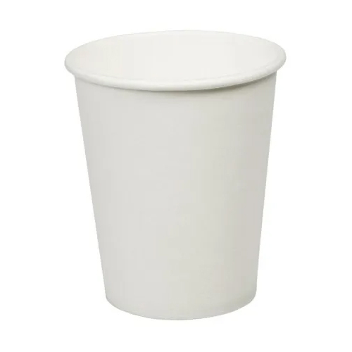 200ml Plain White Paper Glass