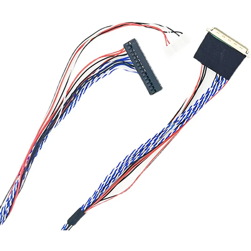 Single 8 Definition LVDS Cable - New High Quality Solid Build | Industrial Use, Different Sizes, Black Color