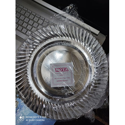 Silver Bakery Paper Plate