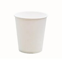 150ml Plain White Paper Glass