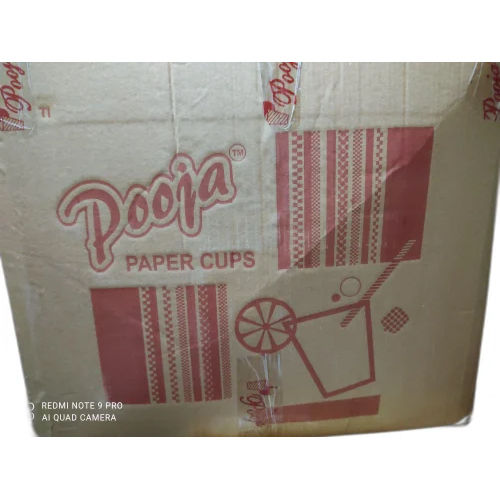 White 210ml Plain Paper Cups