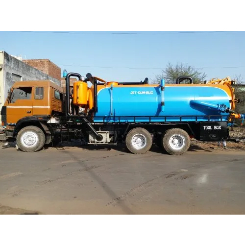 Portable Truck Mounted Sewer Suction Cum Jetting Machine - Material: Metal