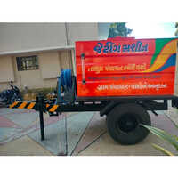 Trailer Mounted Sewer Jetting Machine - Material: Metal