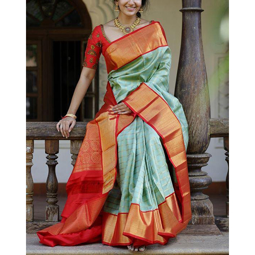 Ladies Kanchipuram Partywear Silk Sarees