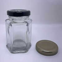 100ml Hexagonal Jar - Color: Transeparent