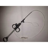 Rotatable Polypectomy Snare - Plastic Material, Oval And Hexagonal Design | Black And White Color, Hospital Application