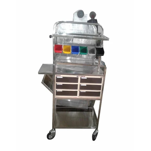 Stainless Steel Crash Cart Trolley