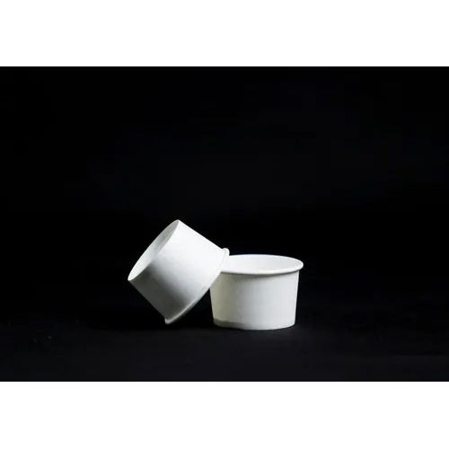 White Ice Cream Paper Cups