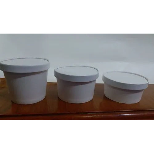 Disposable Paper Food Container Size: 110Ml