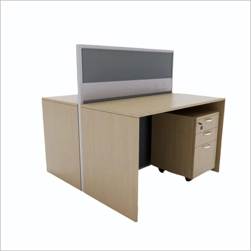 Modular Office Workstation Sharing Two Person