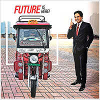 एसएस प्रीमियम ई रिक्शा विस्थापन: 2790*995*1782*