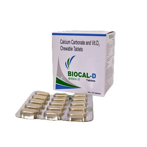 Calcium Carbonate And Vitamin D3 Chewable Tablet