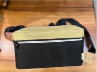 Voyager Canvas Fanny Pack - Durable Canvas, Compact Design, Green & Black | Hands-free Accessory, Adjustable Waist Strap, Versatile Storage