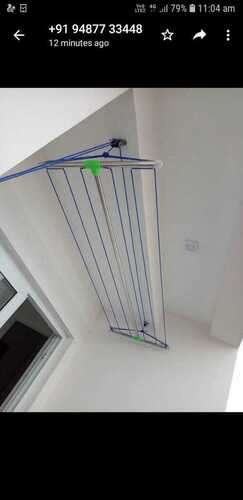 Economy ceiling mounted cloth drying hangers in  Kunnonny Kerala