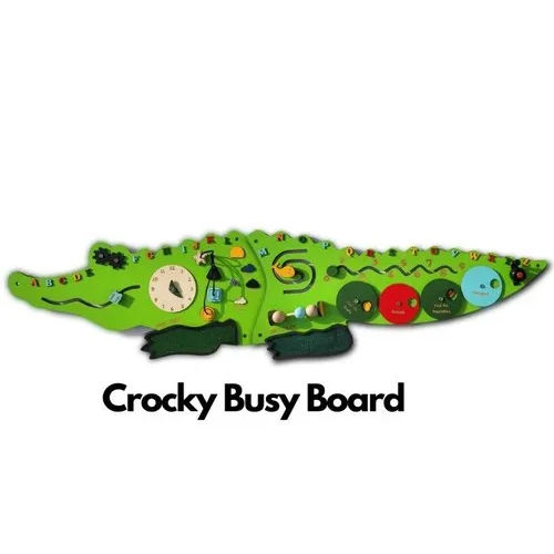 Crocky Educational Wooden Activity Wall