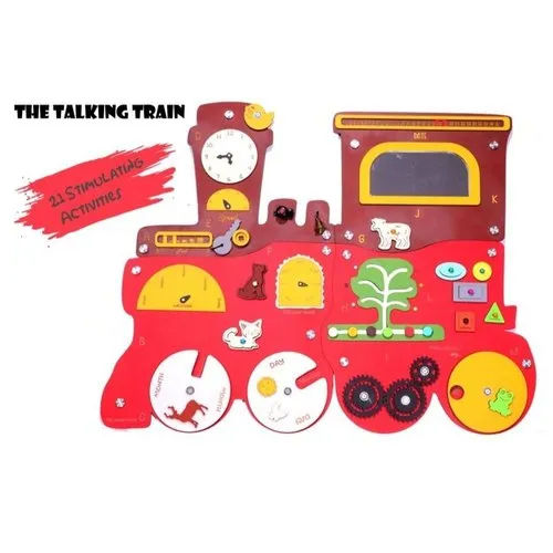 Wooden The Talking Train Educational Toy