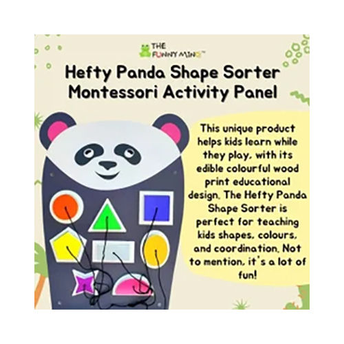 Hefty Panda Montessori Wall Toy