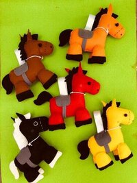 Unique Gift Options for Babies and Toddlers - Felt Material, Multi-Color, Plain Style | Hand-Made, Non-Woven Texture