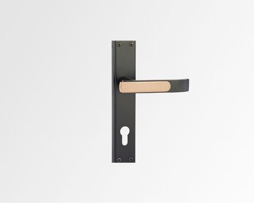 Gloria Matte Black Rose handle lock