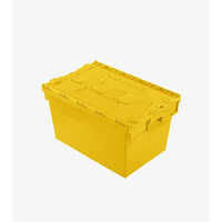 SCL 605x400x345mm Tote Bins with attached LID