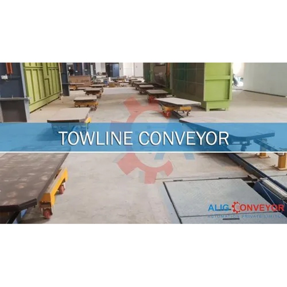 Towline Floor Conveyor Systems - Material: Metal