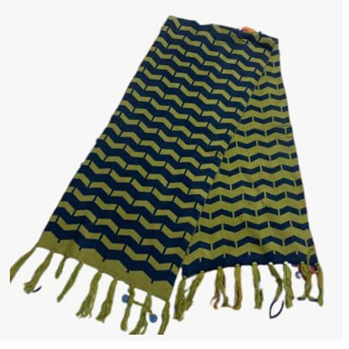 Multicolor Lemon Green Muffler