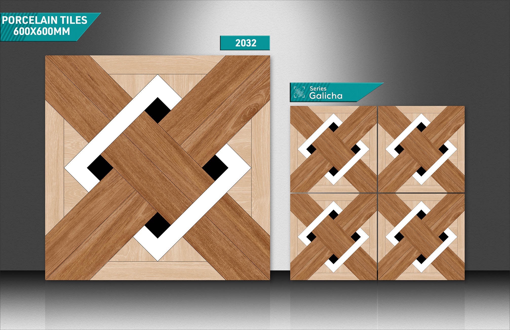 600x600mm Satin matt Finish Tiles