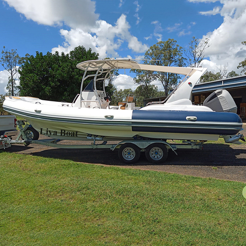 Liya 7.5m speed semi rigid hull inflatable fishing boats
