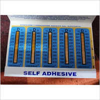 Thermax Temperature Strip - Plastic Material, 10 Strips Per Packet, White Color | Industrial Usage, Temperature Range 188-249â°c, 1-year Warranty