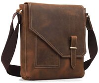 BROWN CRUNCH SLING BAG