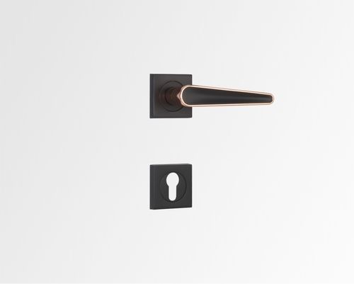 Matte Black Rose handle set