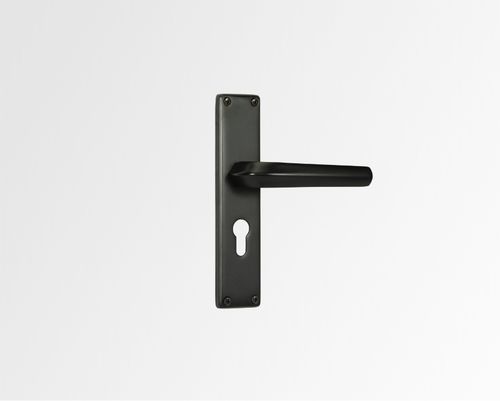 NEH 20 Plate Matte Black Handle lock