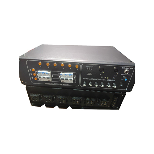 6 channel rack Mount digital Dimmer