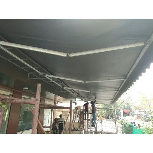 Multicolored Fixed And Retractable Awnings