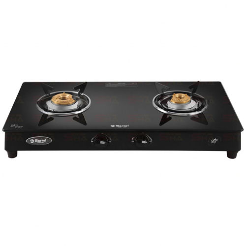 Black 2 Burner Gas Stove